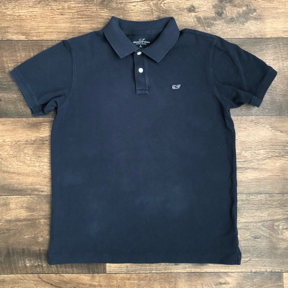 Vineyard Vines Blue Polo Size L
